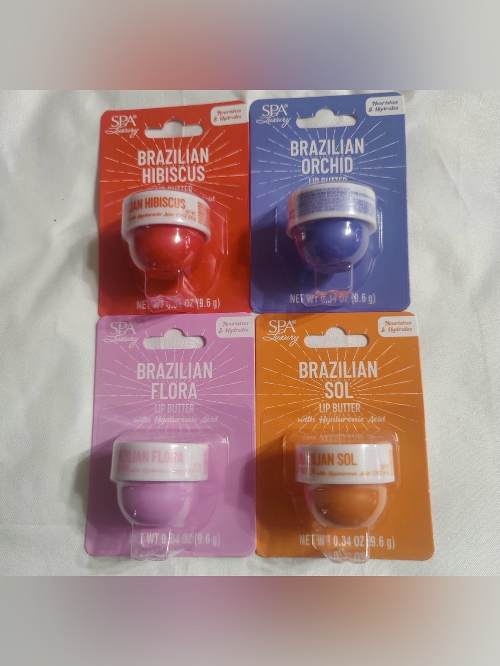 Brazilian Lip Butter-Purple, Pink,Orange-Various Flavors buttery Soft Lips-2/$10